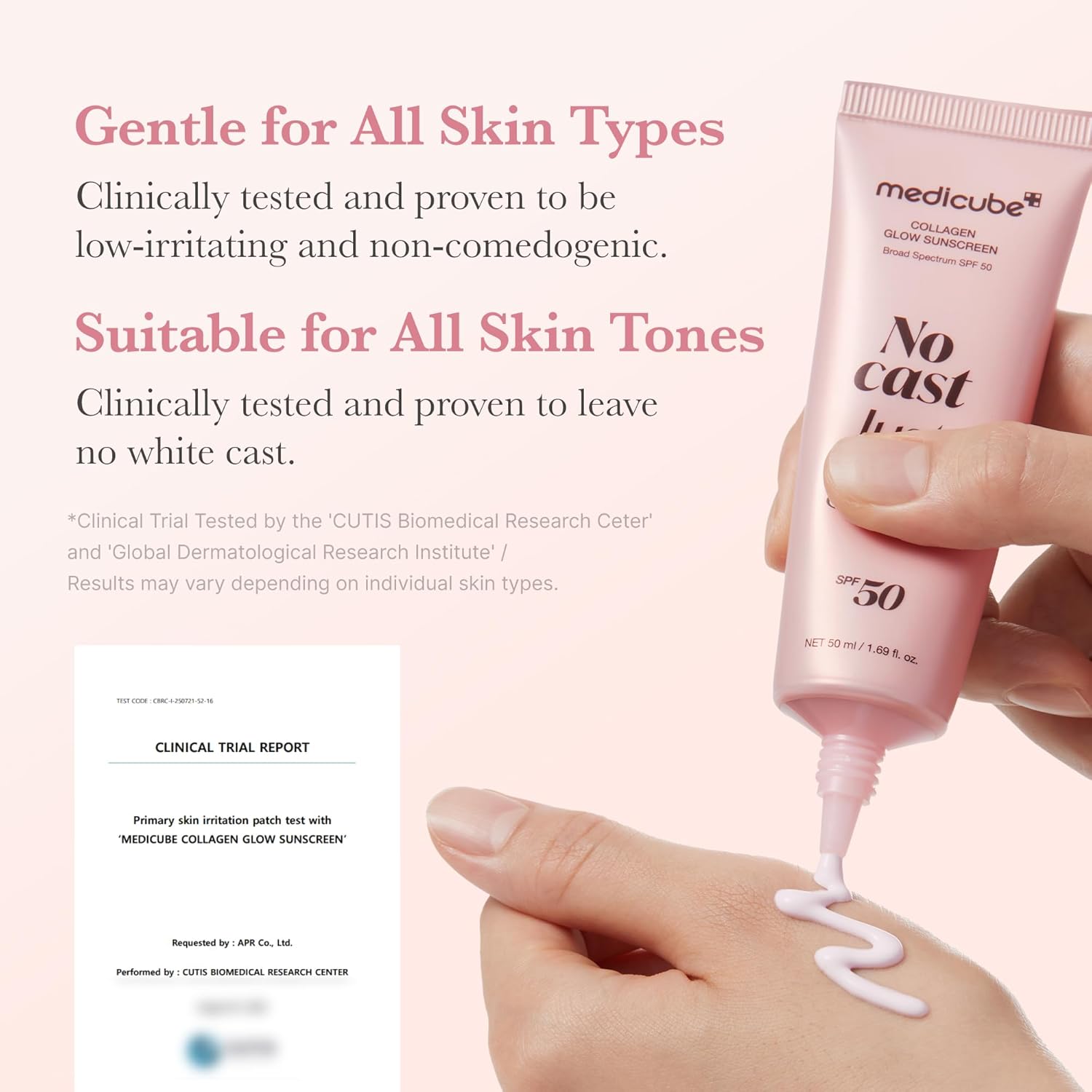 No Cast Just Glow Collagen Glow Sunscreen SPF50 - 50ml