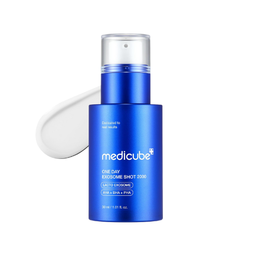 Medicube One Day Exosome Shot 2000 skin repair ampoule by NouraSkincare