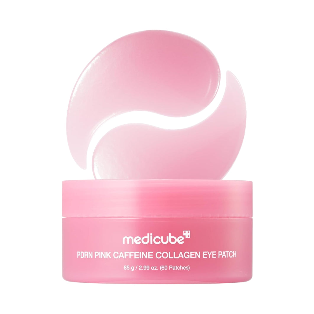 Medicube PDRN Pink Caffeine Collagen Eye Patches for severe dark circles