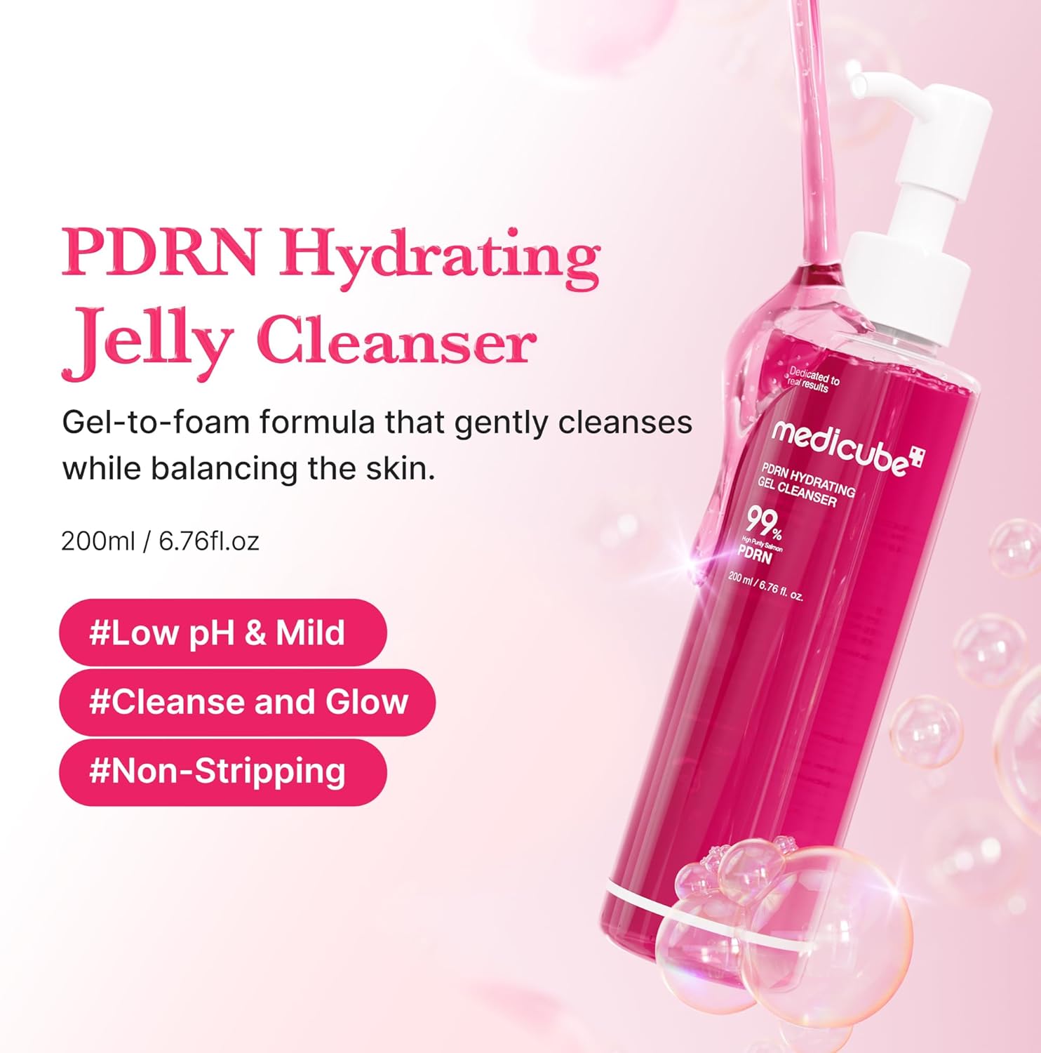 PDRN Hydrating Gel Cleanser - 200ml