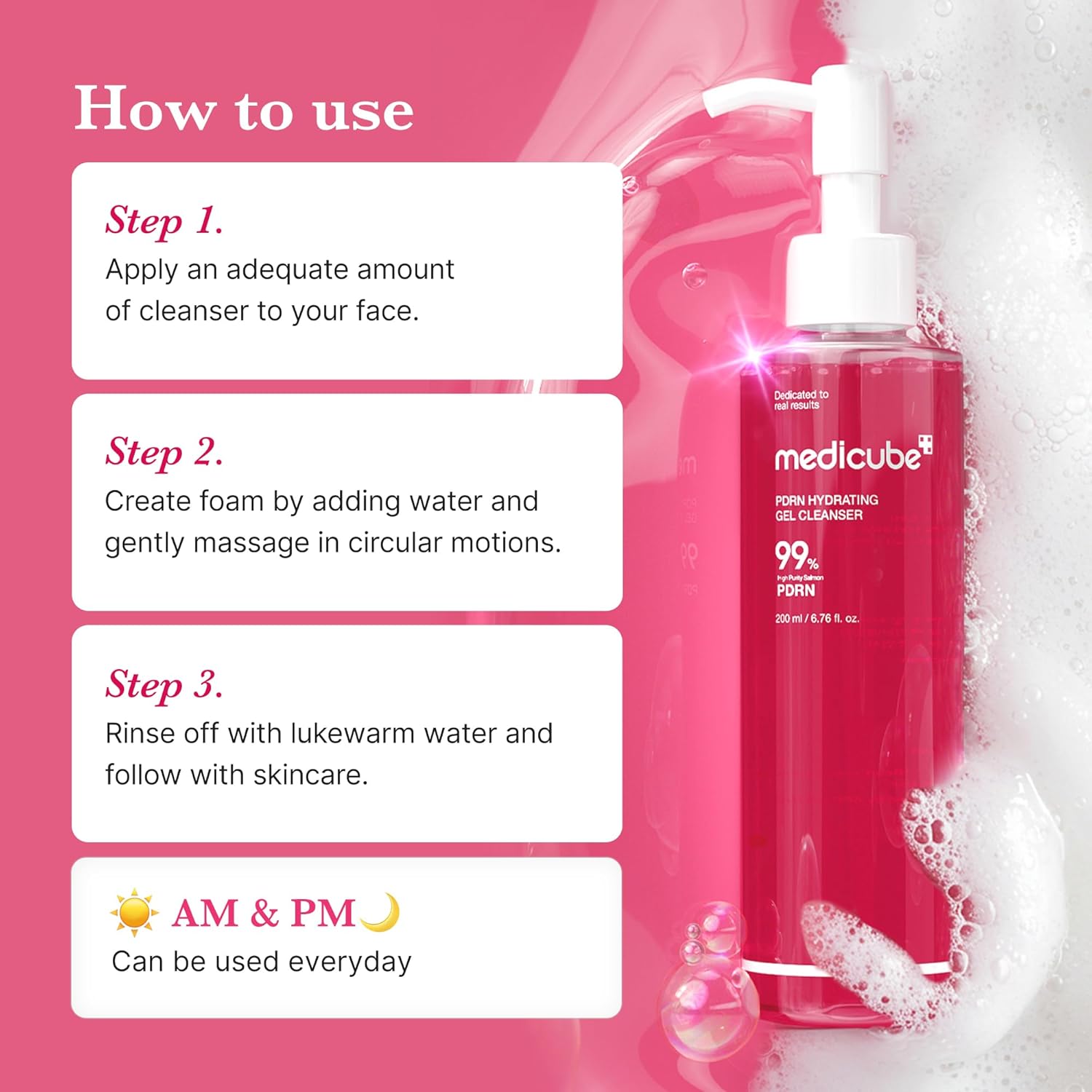 PDRN Hydrating Gel Cleanser - 200ml