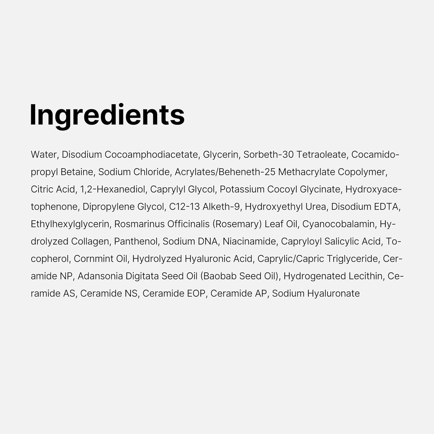 PDRN Hydrating Gel Cleanser - 200ml