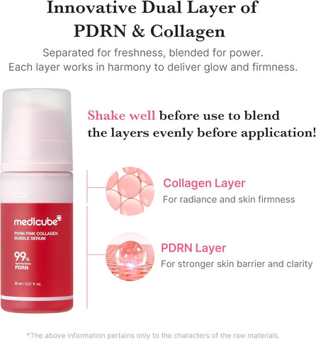 PDRN Pink Collagen Bubble Serum - 95ml