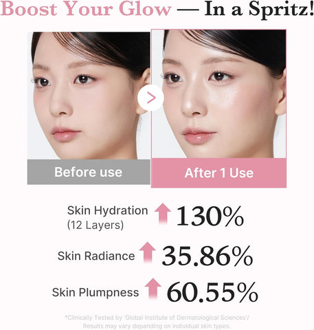 PDRN Pink Collagen Glow Jelly Mist Serum - 100ml