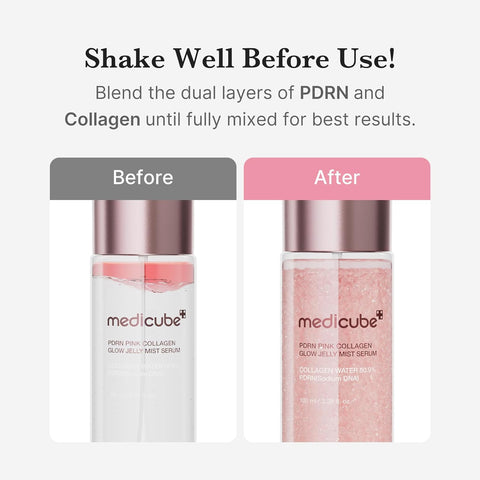 PDRN Pink Collagen Glow Jelly Mist Serum - 100ml