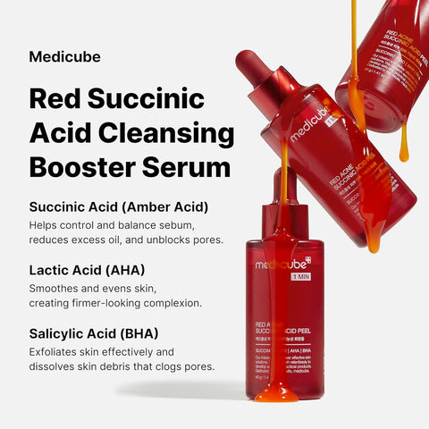 Red Acne Succinic Acid Peel - 40g