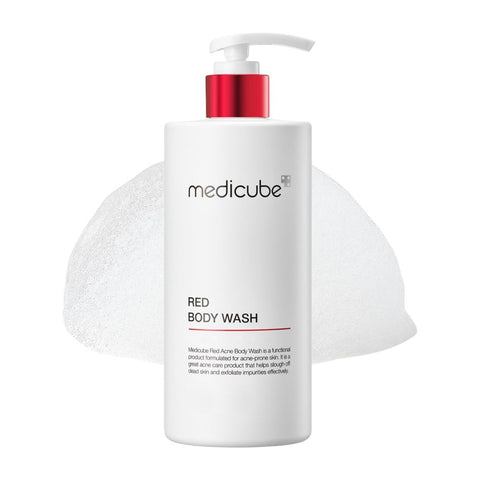 Medicube Red Body Wash pump bottle