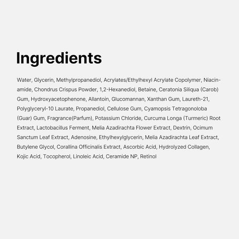 Kojic Acid Turmeric Gel Mask - 4ea