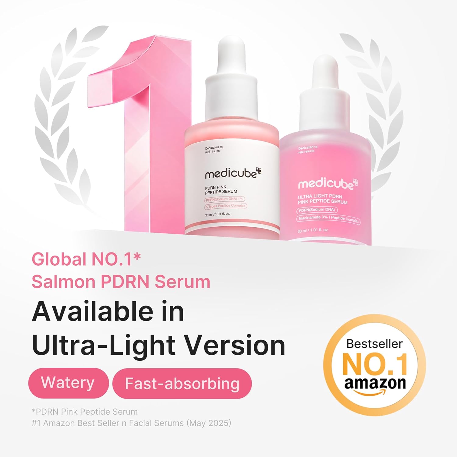 Ultra Light PDRN Pink Peptide Serum - 30ml