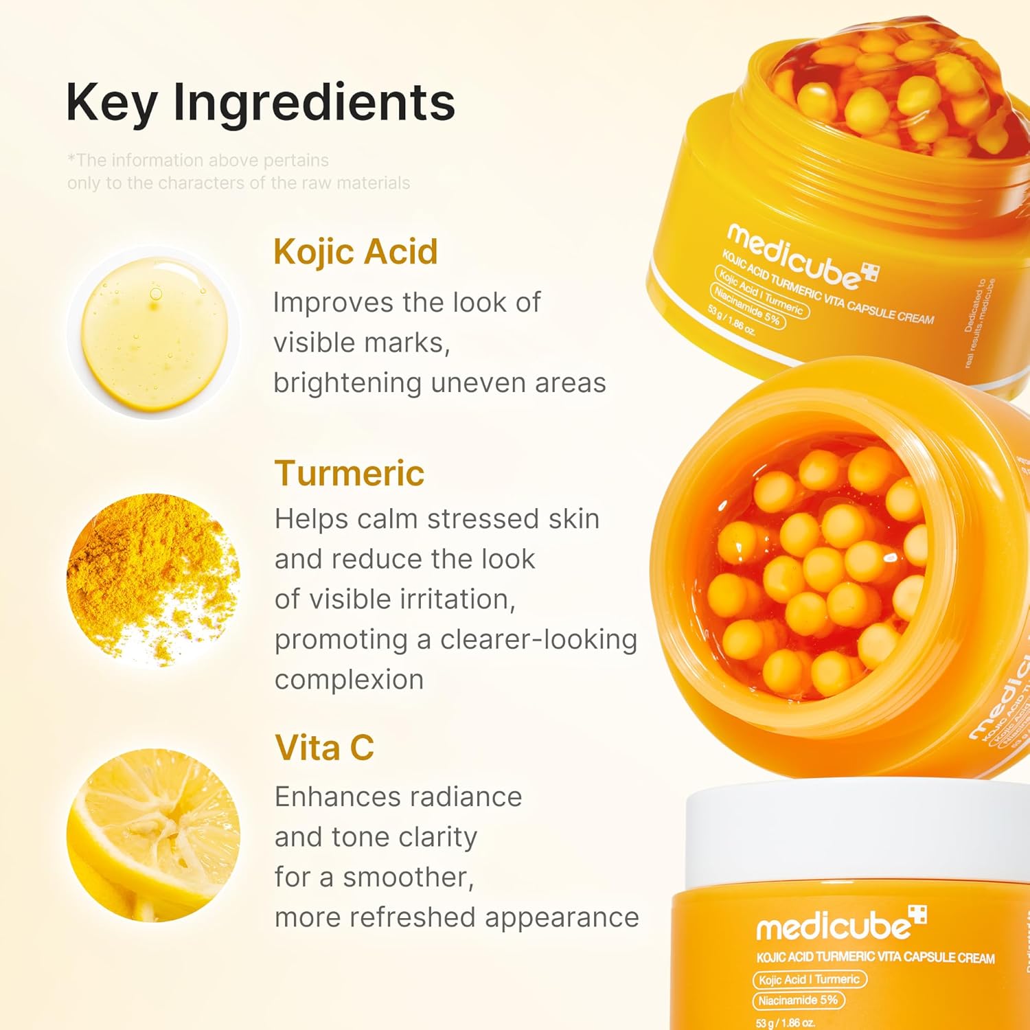 Kojic Acid Turmeric Vita Capsule Cream - 53g