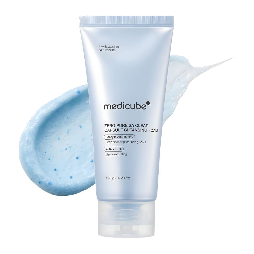 Medicube Zero Pore SA Clear Capsule Cleansing Foam tube