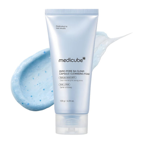 Medicube Zero Pore SA Clear Capsule Cleansing Foam tube