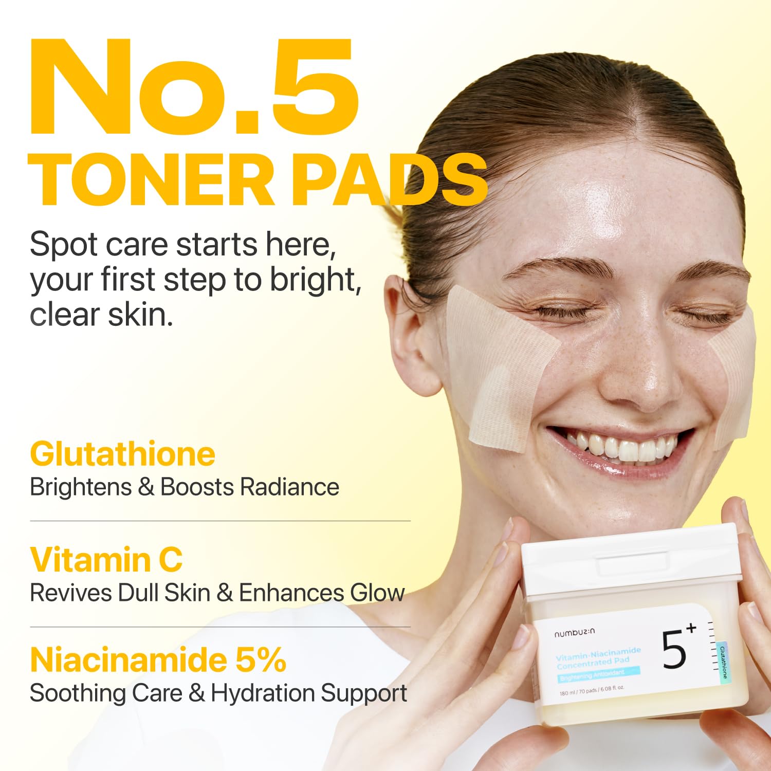 No.5 Vitamin Niacinamide Concentrated Toner Pads