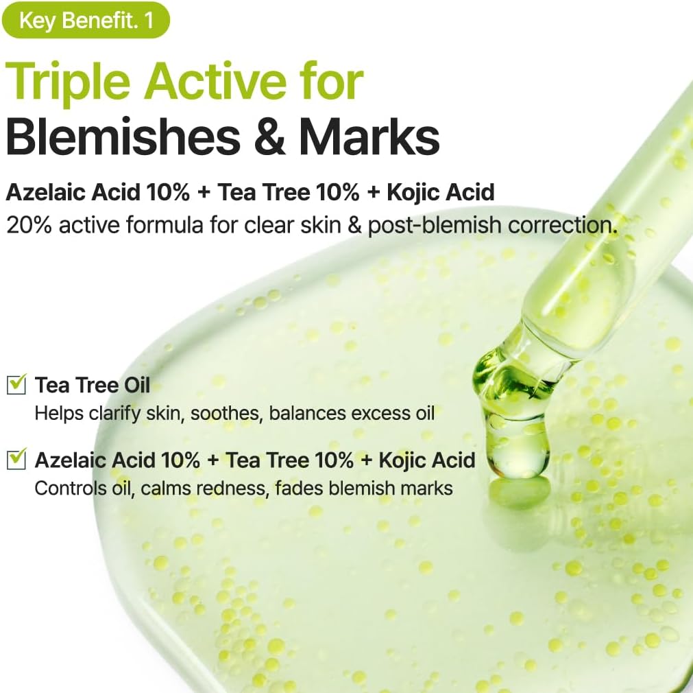 Azelaic Acid 10 Kojic Tea Tree Serum - 30ml