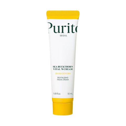 Purito Seoul Sea Buckthorn Vital 70 Cream tube for dull skin