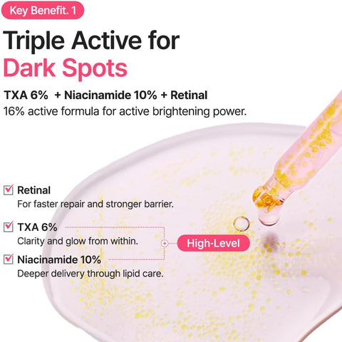 TXA 6 Niacinamide 10 Retinal Serum - 30ml