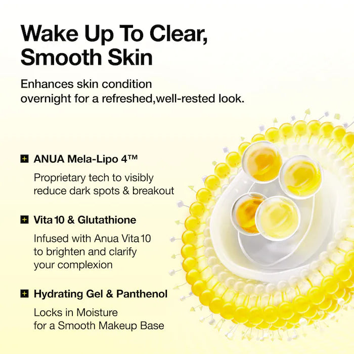 Vita 10 Glutathione Brightening Sleeping Cream - 80ml