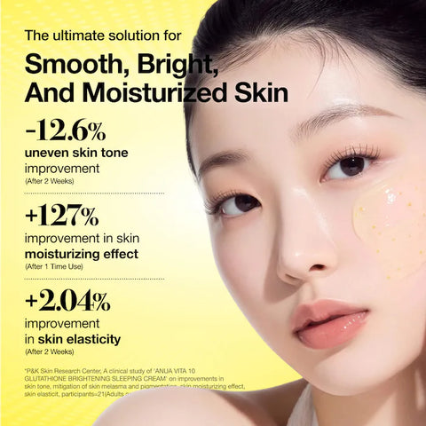 Vita 10 Glutathione Brightening Sleeping Cream - 80ml