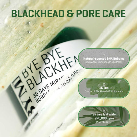 Bye Bye Blackhead 30 Days Miracle Green Tea Tox Bubble Cleanser - 120g