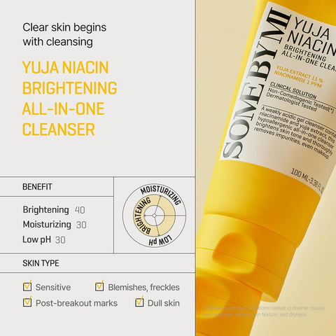 Yuja Niacin Brightening All-In-One Cleanser - 100ml