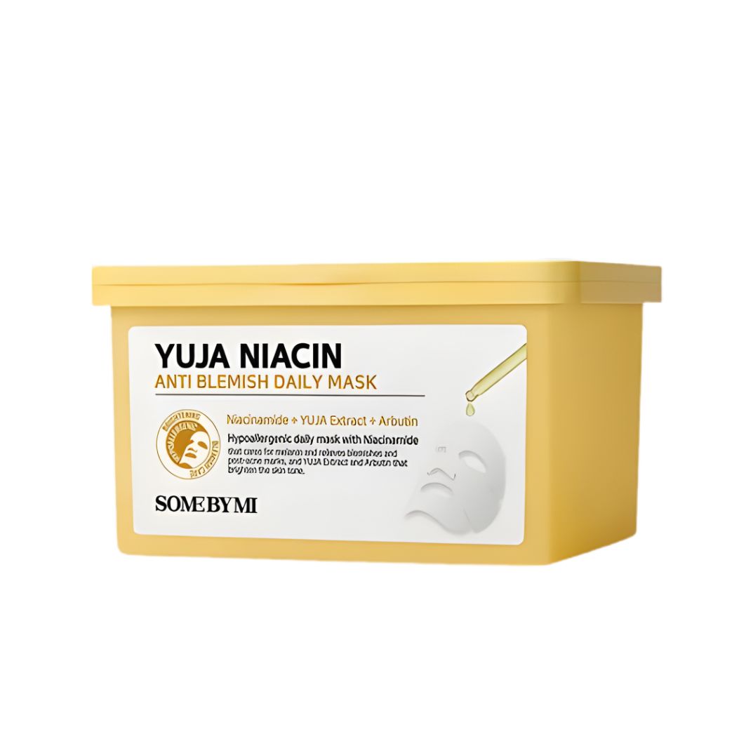 SOME BY MI Yuja Niacin Anti Blemish Daily Mask 30 Sheets Authentic Noura Skincare